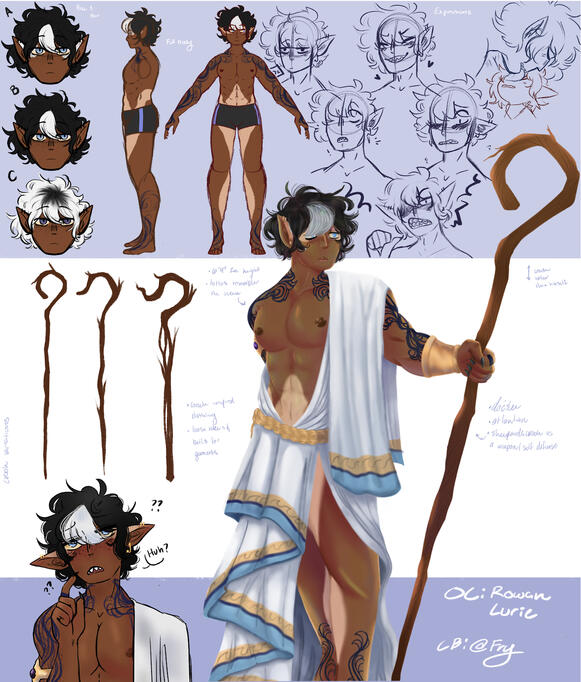 Rowan - character creation